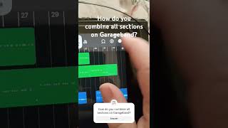 Garageband IPad Question garageband [upl. by Esilahs]