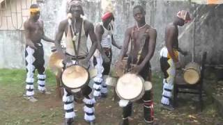 Sayon Camara Drumming Yankadi [upl. by Beverlee696]