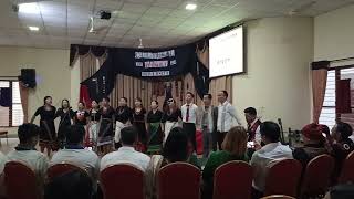 Angami Folk song by IBTS Angami Students Cultural night 2024 [upl. by Eugirne]