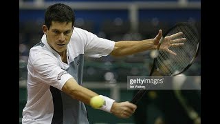 50fps Henman v Federer  Rotterdam 2004 QF Highlights [upl. by Pinkham]