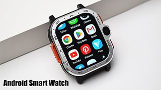 VWAR Android Smartwatch with Sim Card Dual Camera NFC GPS 4G Wifi Smart Watch Phone [upl. by Amadus]