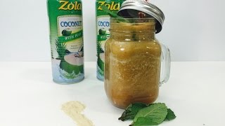 Watermelon Pineapple and Baobab Smoothie with Zola Coconut Water [upl. by Qiratla]