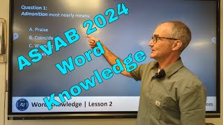 ASVAB Word Knowledge 2024 asvab [upl. by Winfrid]