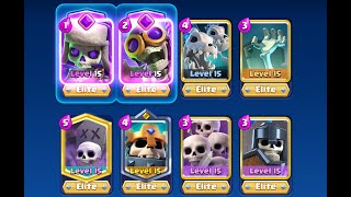 BEATING CLASH ROYALE WITH ALL SKELETONS [upl. by Elesig]