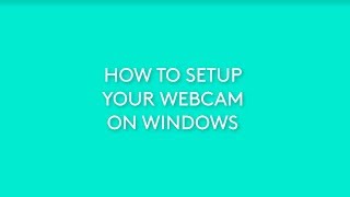 How To Setup Your Logitech Webcam on Windows [upl. by Theresa273]