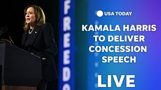 Watch live Kamala Harris to deliver concession speech [upl. by Radu]