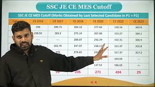 SSC JE MES Cutoff and Vacancies Year Wise  Online Engineering [upl. by Greenberg443]