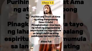 Efeso 13  Bibliya  Bible Reading tagalog  Ang Salita ng Diyos [upl. by Ayinat]