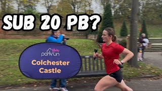 SUB 20 PB  Colchester Castle Parkrun [upl. by Yggam]