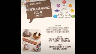 CHAKRA CLEANSING RITUAL octmindfulnesschallenge [upl. by Diogenes]