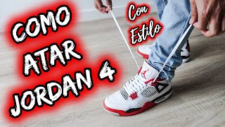 ⚠️COMO ATAR JORDAN 4  2024  La GUIA DEFITINITIVA How to LACE JORDAN 4 [upl. by Ijies969]