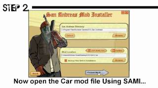 How to Downgrade and How to MOD cars on GTA SAN ANDREAS PC  SAMI METHOD [upl. by Bakki24]