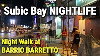 SUBIC PHILIPPINES NIGHTLIFE  Night Walk in Barrio Barretto Subic Bay  Olongapo [upl. by Alfie]