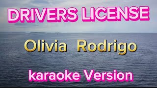 Drivers license  Olivia Rodrigo KARAOKE VERSION [upl. by Wedurn864]