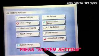 How to check the IP Address on Canon IR Series Copier [upl. by Swan963]