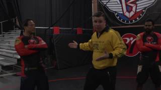 Eric Johnston  Wrestling Training with Santino Marella [upl. by Henn]