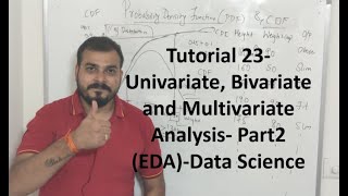 Tutorial 23Univariate Bivariate and Multivariate Analysis Part2 EDAData Science [upl. by Hobart]