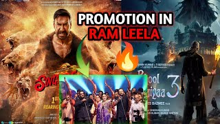 Singham Again Grand Promotion In Luv Kush Ramleela  Singham Again Vs Bhool Bhulaiyaa 3 Latest News [upl. by Pengelly691]