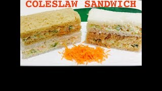 Easy Coleslaw Sandwich At home [upl. by Adriena368]