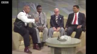 Frazier Ali and Foreman On British TV Show Very Funny [upl. by Cain]