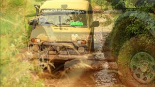 Impressionen aus dem Gelände  Sommertreffen mit der Lada Niva IG im Mammutpark [upl. by Ellerihs593]