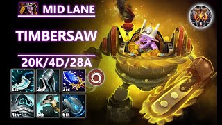 Timbersaw Mid Lane  737  Twisted Chakram Facet  Pos 2 Timber by Niku [upl. by Harrat]