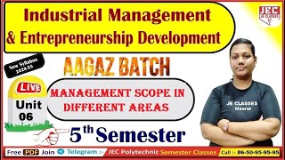 19  IMED  Industrial Management and Entrepreneurship Development UPBTE 5th Semester JE CLASSES [upl. by Happy69]