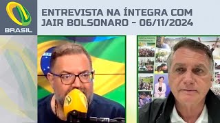 Entrevista na íntegra com Jair Bolsonaro  06112024 [upl. by Mckay512]