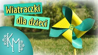 Wiatraczki dla dzieci  DIY [upl. by Ymmac]