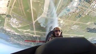 Patty Wagstaff In Cockpit Ride Along  Extra 330LX  EAA AirVenture Oshkosh 2015 Saturday [upl. by Aisanat]