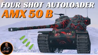 AMX 50B With Four Shots  Does It Suck Now  WoT Blitz [upl. by Vocaay866]