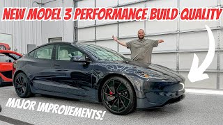 New Tesla Model 3 Performance Refresh InDepth Build Quality Analysis [upl. by Rayford]