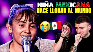 NIÑA MEXICANA HACE LLORAR al MUNDO 😭🇲🇽 ES DE OTRO PLANETA 😱 reacción a La Voz México [upl. by Columba]