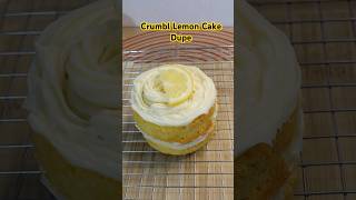 Making the Lemon Cake from Crumbl crumbl crumblcookie lemoncake dessert crumblcookiesthisweek [upl. by Ilaire]