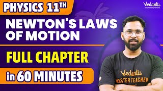 Laws of Motion Full Chapter in 60 Minutes⏳  Class 11 Physics Chapter 4 One Shot  Anupam Sir [upl. by Littell]