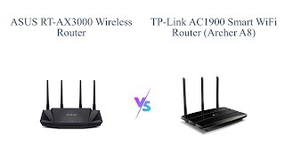 ASUS RTAX3000 vs TPLink Archer A8 🔥 WiFi Router Comparison [upl. by West]