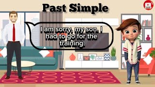 Past SimpleEnglish Conversation Practice Learn English Speak English intelligently [upl. by Maire]