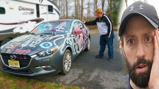 SPRAY PAINTING BIGBRUDDAS CAR [upl. by Eilema]