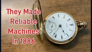 Vintage 1886 Pocket Watch Adjustment Using eTimer [upl. by Haldane]