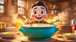 Pease Porridge Hot  Classic Nursery Rhyme  Kids Songs amp Nursery Rhymes [upl. by Hennessy897]