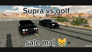 carrera supra vs gol MK4 SAMUELCPM1 [upl. by Atinahc906]