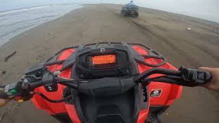 Polaris Sportsman 570 vs CanAm Outlander 450 mucho mejor la Polaris [upl. by Erdnaid919]