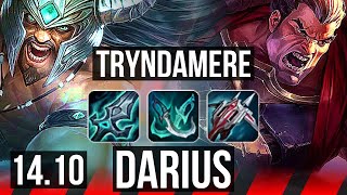 TRYNDAMERE vs DARIUS TOP  8 solo kills  EUW Diamond  1410 [upl. by Mccutcheon]