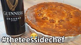 Proper STEAK And GUINNESS Ale Pie  NOM NOM NOM [upl. by Ecirtac]