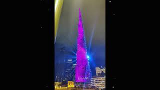 Burj Khalifa LED light and laser show burjkhalifa dubailife dubaimall mall show explore [upl. by Anialem455]