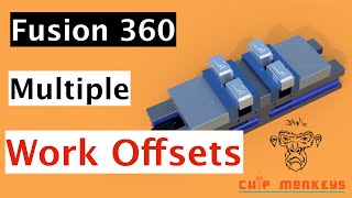 Fusion360 Multiple WCS Offsets [upl. by Nibaj]