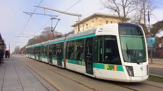 Cité Universitaire et Porte de Vanves  Ligne T3a Tramway dIle de France [upl. by Perkins]