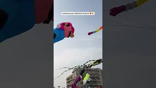 International kite fastival 2025 kite kiteflyingfestival kitepaper trending kitefastival [upl. by Gayner]