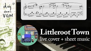 quotLittleroot Townquot from quotPokémon RSEquot  Piano Cover  Sheets [upl. by Rentsch]