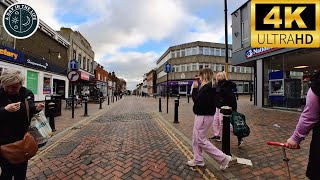 Sittingbourne High Street Town WALK in 4k HD [upl. by Nolrev167]